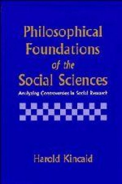 Produktbild: Philosophical Foundations of the Social Sciences