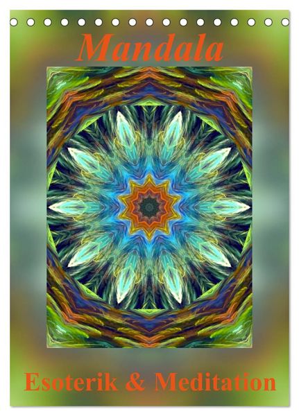 Produktbild: Mandala - Esoterik & Meditation (Tischkalender 2026 DIN A5 hoch), CALVENDO Monatskalender