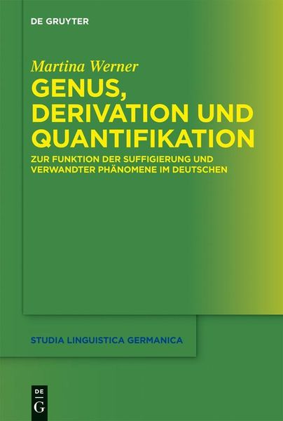Produktbild: Genus, Derivation und Quantifikation