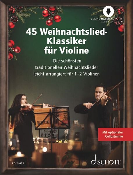 Produktbild: 45 Weihnachtslied-Klassiker f&uuml;r Violine