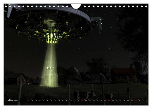 Produktbild: Planetare Traumwelten (Wandkalender 2026 DIN A4 quer), CALVENDO Monatskalender