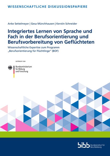 Produktbild: Integriertes Lernen von Sprache und Fach in der Berufsorientierung und Berufsvorbereitung von Gefl&uuml;chteten