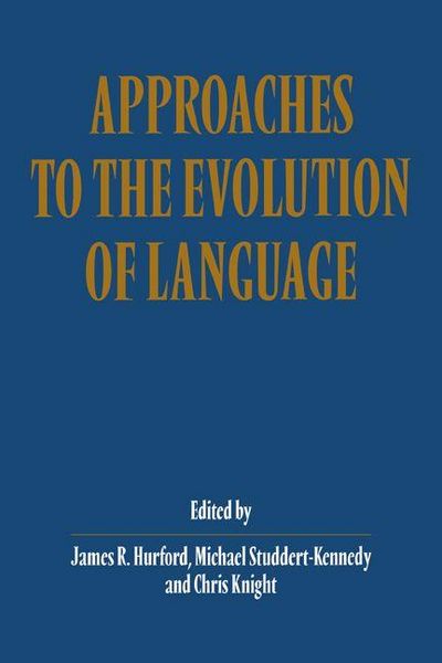Produktbild: Approaches to the Evolution of Language