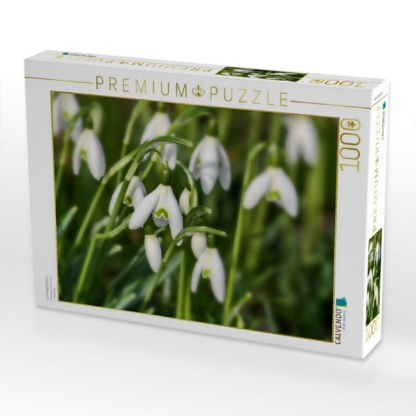 Produktbild: CALVENDO Puzzle Schneegl&ouml;ckchen | 1000 Teile Lege-Gr&ouml;&szlig;e 64x48cm Foto-Puzzle f&uuml;r gl&uuml;ckliche Stunden