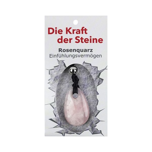 Produktbild: Kraftstein-Anh&auml;nger Rosenquarz (Einf&uuml;hlungsverm&ouml;gen)