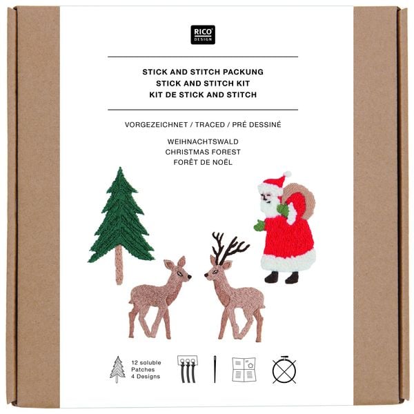 Produktbild: Stick & Stitch Packung, Weihnachtswald
