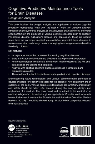 Produktbild: Cognitive Predictive Maintenance Tools for Brain Diseases