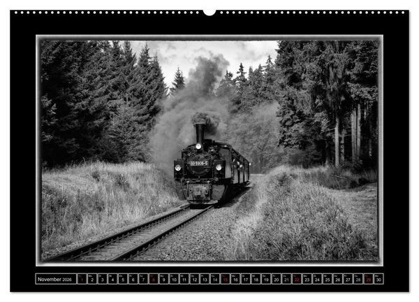 Produktbild: Nostalgie Dampf (hochwertiger Premium Wandkalender 2026 DIN A2 quer), Kunstdruck in Hochglanz