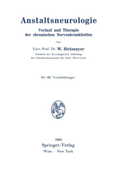Produktbild: Anstaltsneurologie