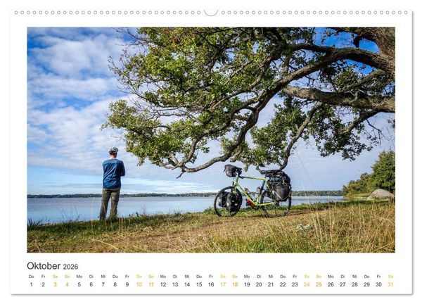 Produktbild: Radreisegl&uuml;ck Ostsee (Wandkalender 2026 DIN A2 quer), CALVENDO Monatskalender