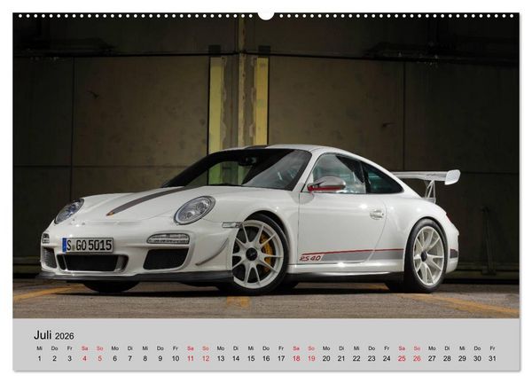 Produktbild: Porsche GT3RS 4,0 (hochwertiger Premium Wandkalender 2026 DIN A2 quer), Kunstdruck in Hochglanz