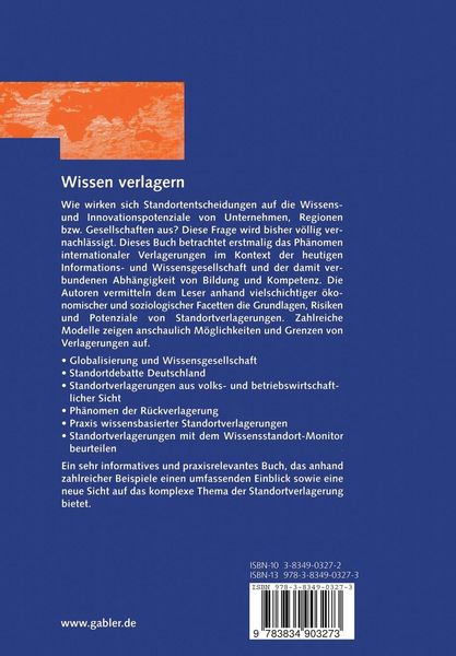 Produktbild: Wissen verlagern