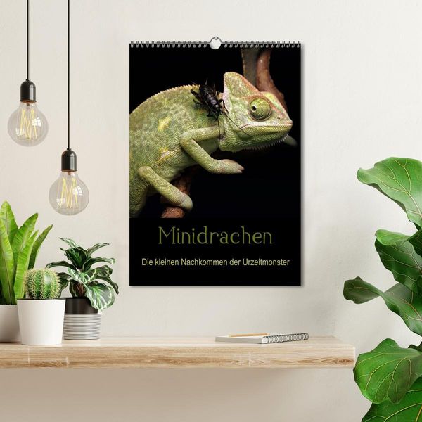 Produktbild: Minidrachen - Die kleinen Nachkommen der Urzeitmonster (Wandkalender 2026 DIN A3 hoch), CALVENDO Monatskalender