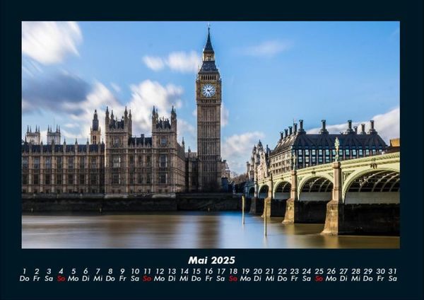 Produktbild: London 2025 Fotokalender DIN A4