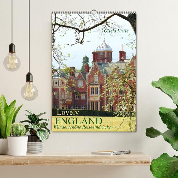Produktbild: Lovely England Wundersch&ouml;ne Reiseeindr&uuml;cke (Wandkalender 2026 DIN A2 hoch), CALVENDO Monatskalender