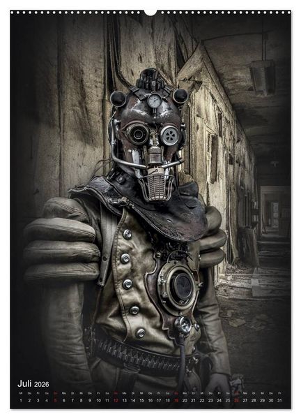 Produktbild: Steampunk Artwork (hochwertiger Premium Wandkalender 2026 DIN A2 hoch), Kunstdruck in Hochglanz