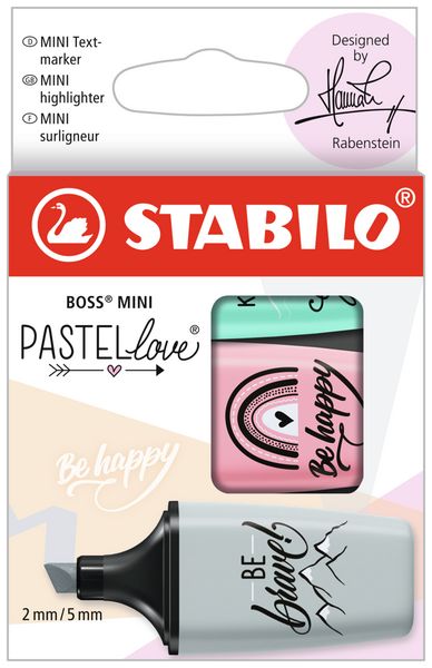 Produktbild: STABILO Textmarker BOSS MINI Pastellove 2.0