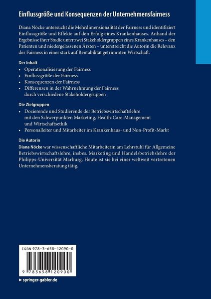 Produktbild: Einflussgr&ouml;&szlig;e und Konsequenzen der Unternehmensfairness