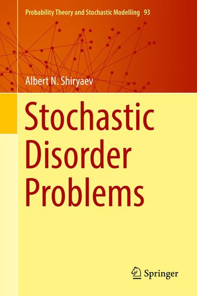 Produktbild: Stochastic Disorder Problems