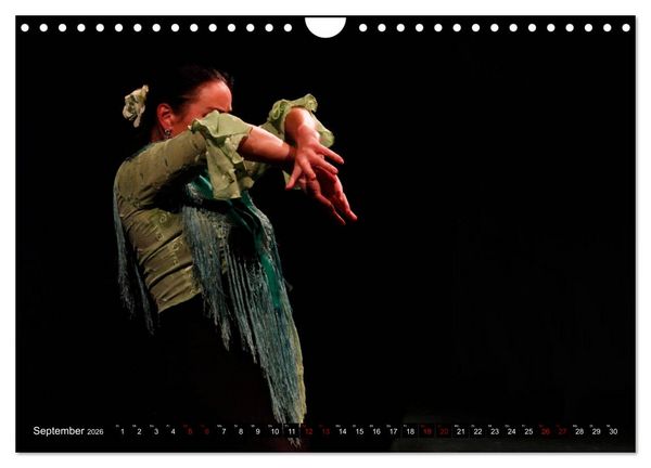 Produktbild: Flamenco. Spanischer Tanz (Wandkalender 2026 DIN A4 quer), CALVENDO Monatskalender