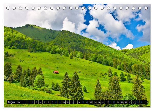 Produktbild: Slowakei - Abseits der Hohen Tatra (Tischkalender 2026 DIN A5 quer), CALVENDO Monatskalender