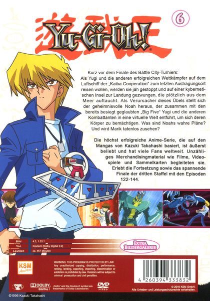 Yu-Gi-Oh! 6 - Staffel 3.2/Episode 122-144  [5 DVDs]