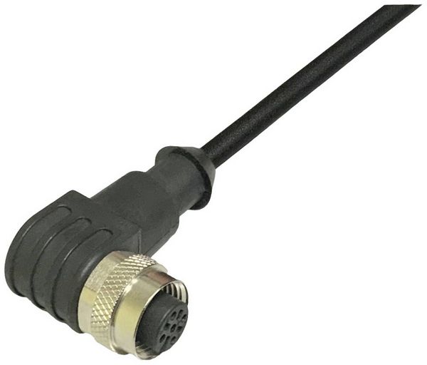 Produktbild: BKL Electronic 2702010 Sensor-/Aktor-Anschlussleitung M12 Kupplung, gewinkelt 5 m Polzahl Sensoren: 3 1 St.