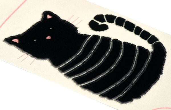 Produktbild: moses. libri_x Lesezeichen mit Band Miau