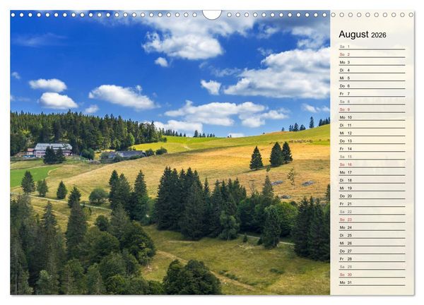 Produktbild: Auf Schusters Rappen... S&uuml;dlicher Oberrhein und S&uuml;dschwarzwald (Wandkalender 2026 DIN A3 quer), CALVENDO Monatskalender