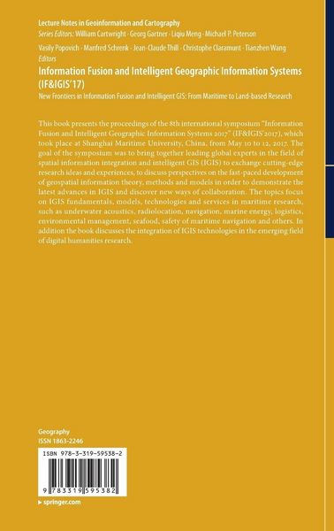 Produktbild: Information Fusion and Intelligent Geographic Information Systems (IF&IGIS'17)