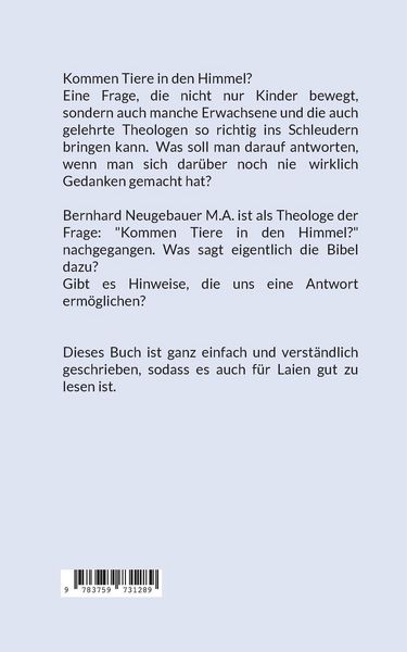 Produktbild: Kommen Tiere in den Himmel?