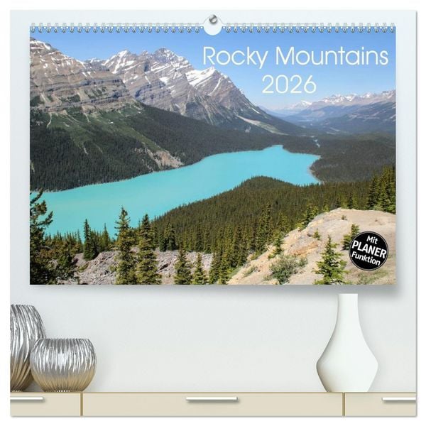 Rocky Mountains 2026 (hochwertiger Premium Wandkalender 2026 DIN A2 quer), Kunstdruck in Hochglanz