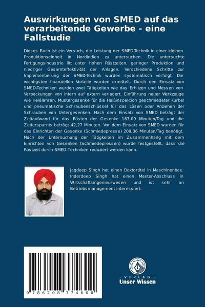 Produktbild: Auswirkungen von SMED auf das verarbeitende Gewerbe - eine Fallstudie