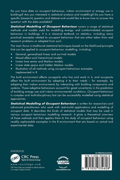 Produktbild: Statistical Modelling of Occupant Behaviour