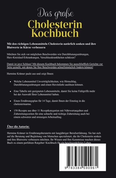 Produktbild: Das gro&szlig;e Cholesterin Kochbuch