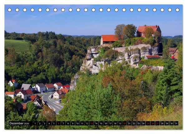 Produktbild: Bamberg und Fr&auml;nkische Schweiz (Tischkalender 2026 DIN A5 quer), CALVENDO Monatskalender