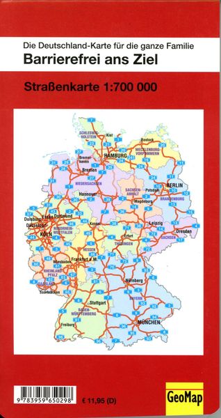 Produktbild: Stra&szlig;enkarte Deutschland 2023/24