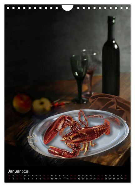 Produktbild: Fine Art Food (Wandkalender 2026 DIN A4 hoch), CALVENDO Monatskalender