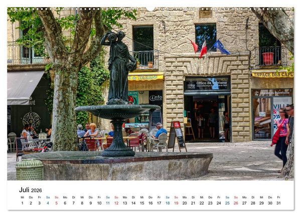 Produktbild: Uz&eacute;s - Charmante Kleinstadt im Gard (Wandkalender 2026 DIN A2 quer), CALVENDO Monatskalender