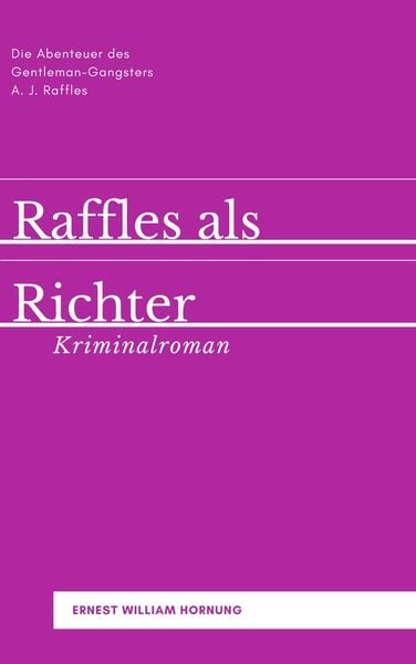 Produktbild: Raffles als Richter