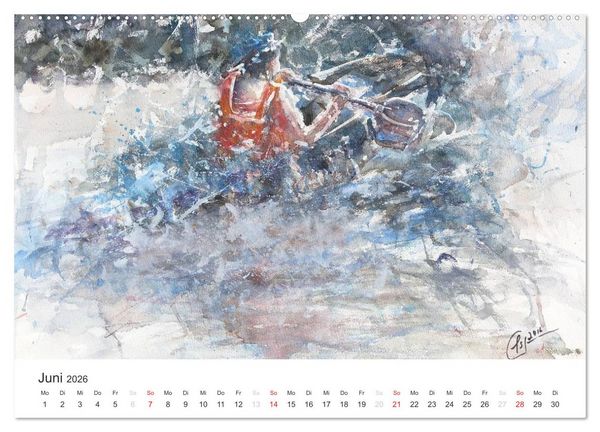 Produktbild: Die Atmosph&auml;re des Impressionismus (Wandkalender 2026 DIN A2 quer), CALVENDO Monatskalender