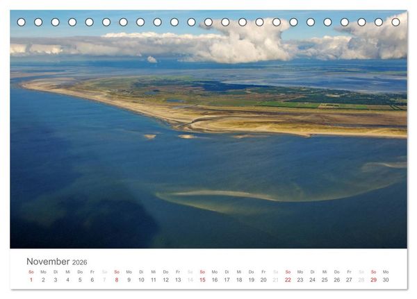 Produktbild: Nordfriesische Inseln im Auge des Fotografen (Tischkalender 2026 DIN A5 quer), CALVENDO Monatskalender