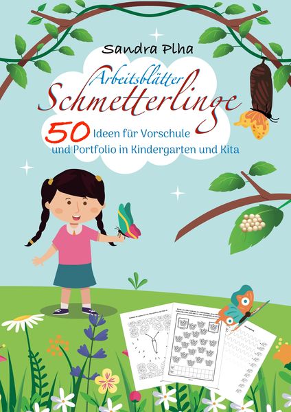 Produktbild: KitaFix-Kreativ: Arbeitsbl&auml;tter Schmetterlinge (50 Ideen f&uuml;r Vorschule und Portfolio in Kindergarten und Kita)