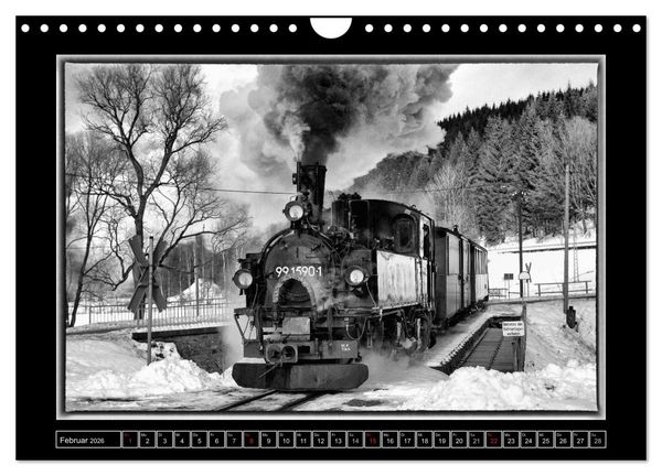 Produktbild: Die Pre&szlig;nitztalbahn (Wandkalender 2026 DIN A4 quer), CALVENDO Monatskalender