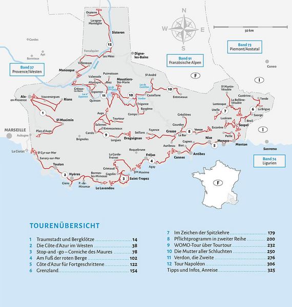 Produktbild: Entdeckertouren mit dem Wohnmobil Provence Cote d' Azur Der Osten