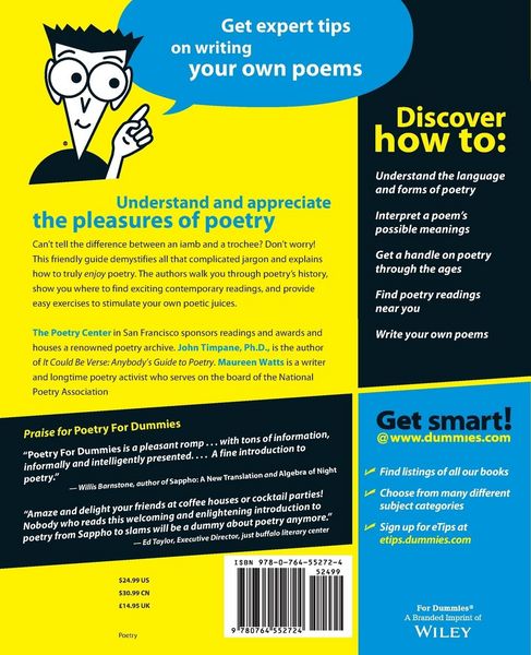 Produktbild: Poetry for Dummies