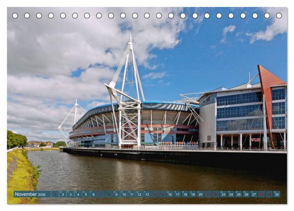Produktbild: Herbe Sch&ouml;nheit Wales (Tischkalender 2026 DIN A5 quer), CALVENDO Monatskalender