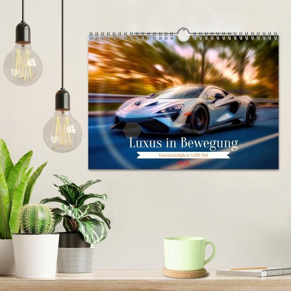 Produktbild: Luxus in Bewegung (Wandkalender 2026 DIN A4 quer), CALVENDO Monatskalender
