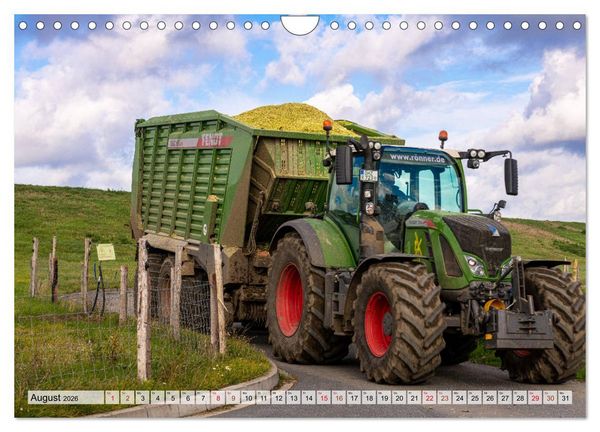 Produktbild: Maisernte am Deich (Wandkalender 2026 DIN A4 quer), CALVENDO Monatskalender