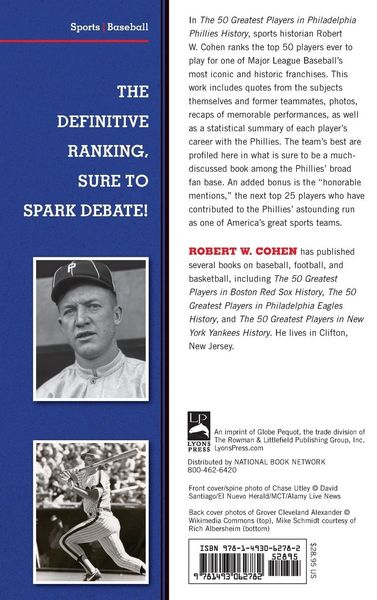 Produktbild: The 50 Greatest Players in Philadelphia Phillies History